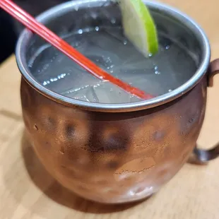 Mule made with tequila