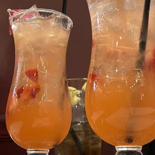 Spiked strawberry lemonade