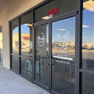 a view of the outside of a bakery