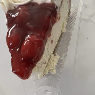 Cherry cheesecake