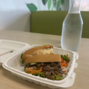 Lemongrass beef sandwich is my fave