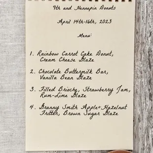 4/14 menu