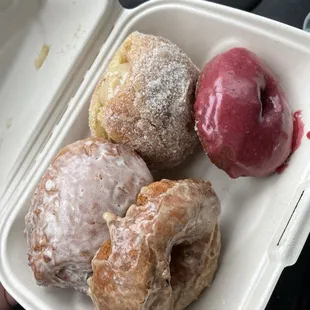 One of each flavor donuts!!