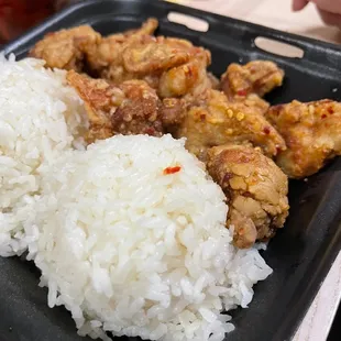 Spicy garlic chicken