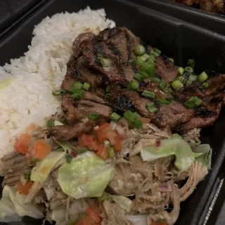Kalua Pork and Cabbage Plate