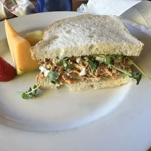 Jackfruit " Chx " Sandwich