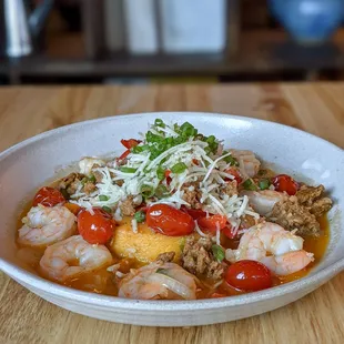 Shrimp &amp; Polenta