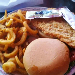 sad tenderloin and curly fries