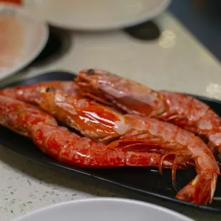 plate of shrimp