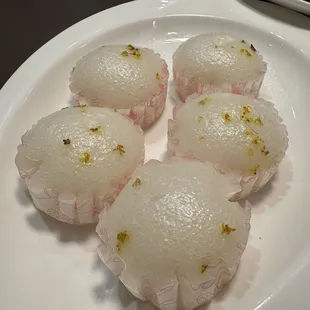Mochi with osmanthus