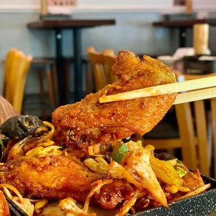 Iron Sizzling Plate Chicken Wings