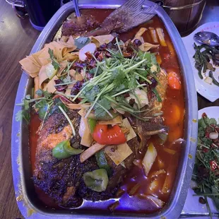 Grilled Fish Sichuan
