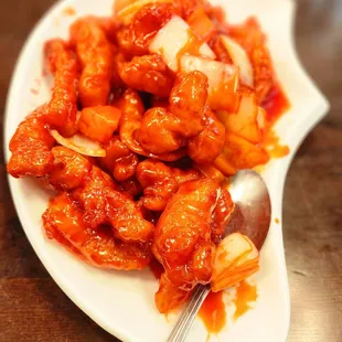 SWEET &amp; SOUR CHICKEN