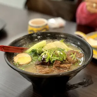 Beef noodle soup