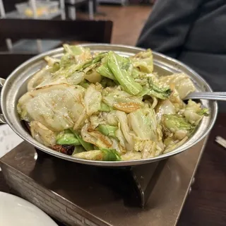 Hand Ripped Griddle Cabbage