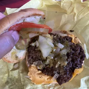 Inside my single cheeseburger 9/2022