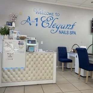 Moved the reception desk since last time here.