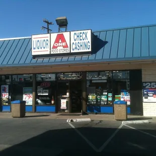 the front of the store