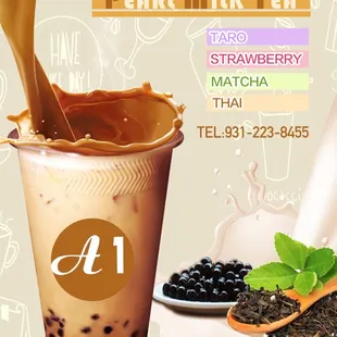 We have bubble tea now!