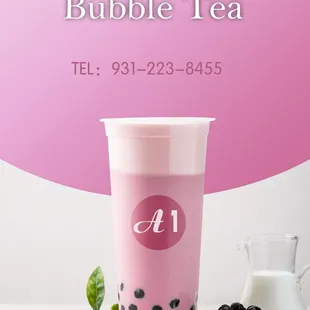 Taro bubble tea