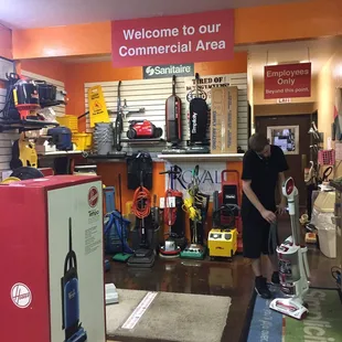 Commercial janitorial products too