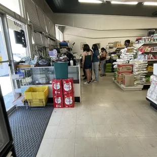 people shopping in the store