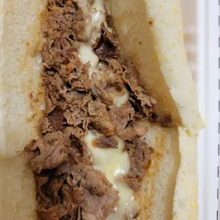 Plain cheese steak