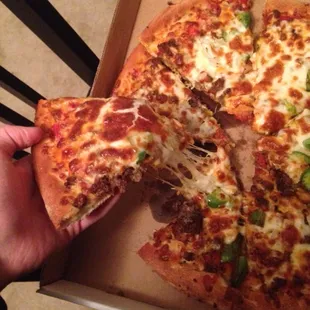 This was the previous,perfectly delicious taco pizza from awhile back.