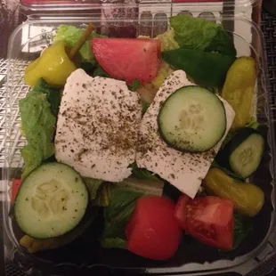 Tasty Greek salad from awhile back.