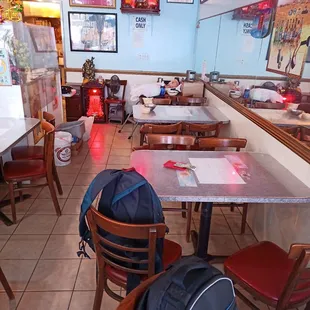 I dropped by bags and went straight to the food