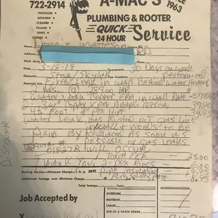 $289 hr. They were here for 1.5 hr we have ring camera can see how long they're here for yet they charged 2 hrs.