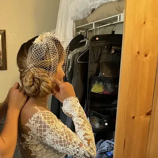 Wedding hair that I loved so much!!