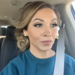 Trial hair &amp; makeup. Perfect