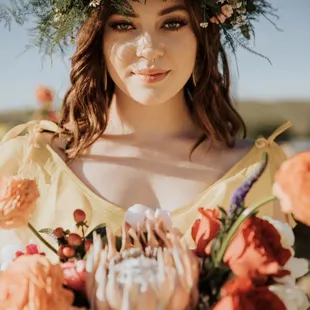 hair by Alex, Makeup by Ashley