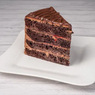 Tres Leches Chocolate cake slice