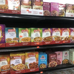 Numerous Recipe mixes for all your Indian Food favorites