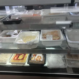 MORE fresh treats, sweets and meat items in the front glass deli case.