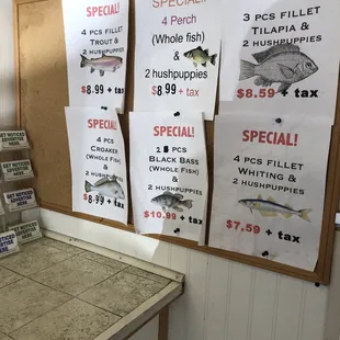 prices of fish
