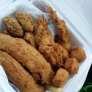 Taste really good, the best fried fish I ever had.