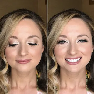 Bride makeup by Ashley