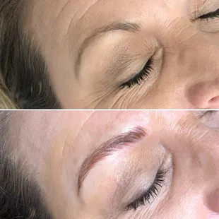 First session Microblading &amp; shading