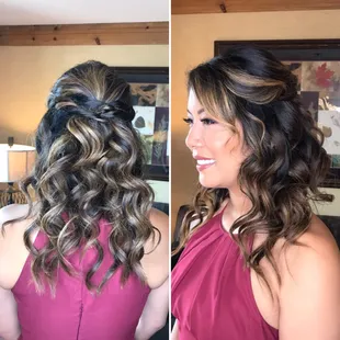 Bridesmaid hair by Alyssa