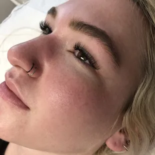 Full set lash extensions