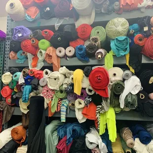 And even more fabric !