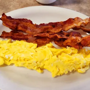 Scrambled Eggs and Bacon