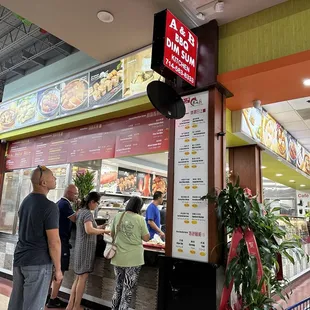 Restaurant within the Lucky Seafood Supermaket food court