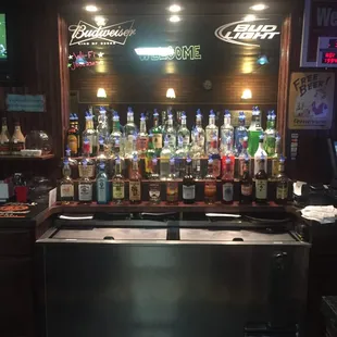 ottles of alcohol