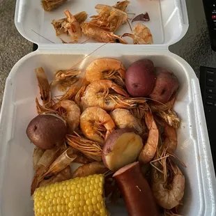 10 overcooked shrimp for $16. Disgusting and not worth it