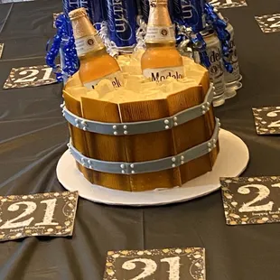 Models cake for 15 people!