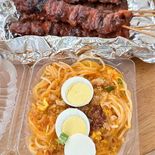 We don&apos;t know Orange Park very well but LOVE their excellent Pork BBQ sticks and Palabok when we are in the area.